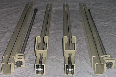 Screw take-up fittings kit for conveyor assemble
